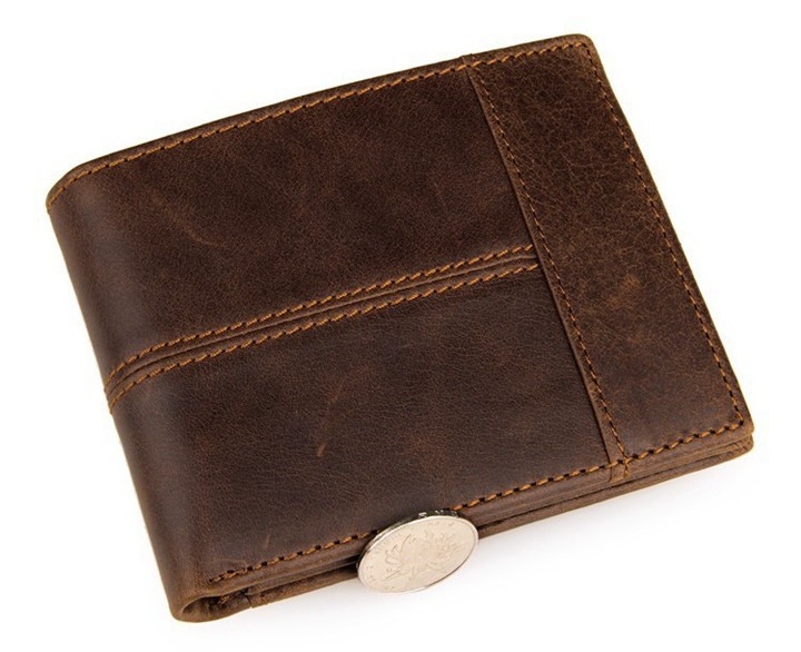 Men's Genuine Leather Short Wallet