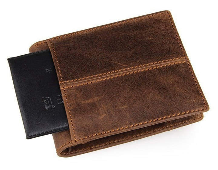 Men's Genuine Leather Short Wallet