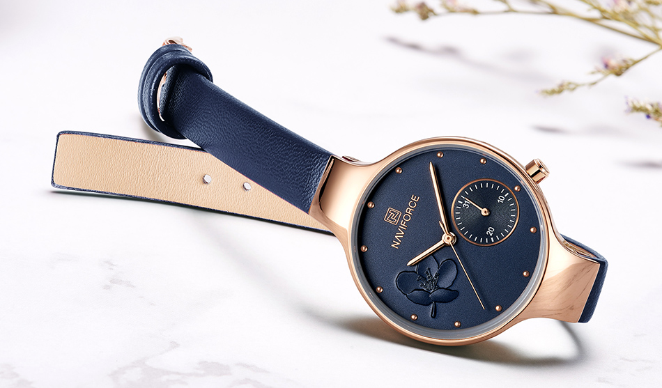 Women's Elegant Leather Quartz Watch