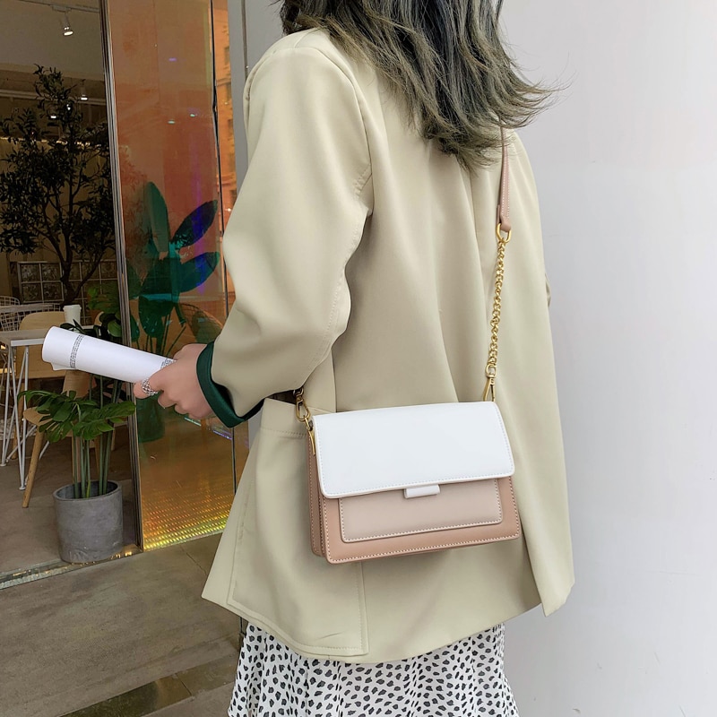 Women's Color Block Shoulder Bag