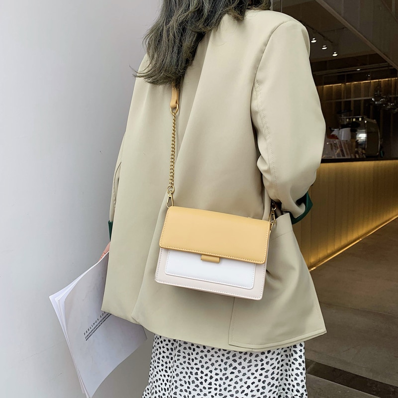 Women's Color Block Shoulder Bag