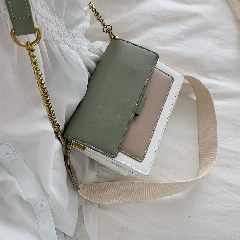 Women's Color Block Shoulder Bag