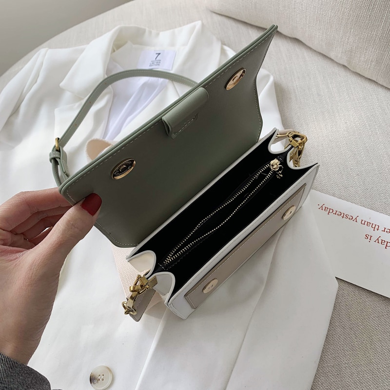 Women's Color Block Shoulder Bag