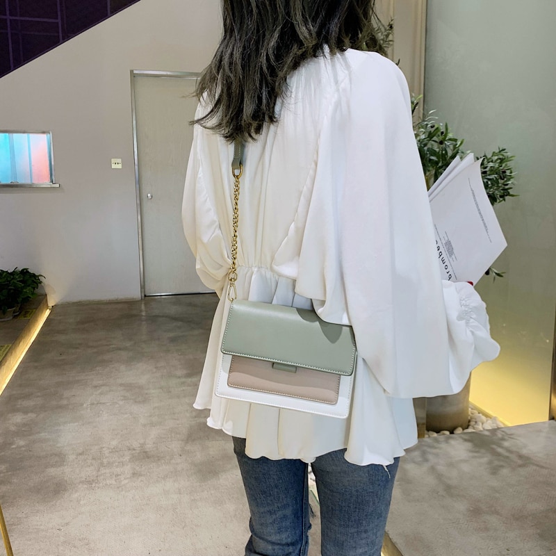 Women's Color Block Shoulder Bag