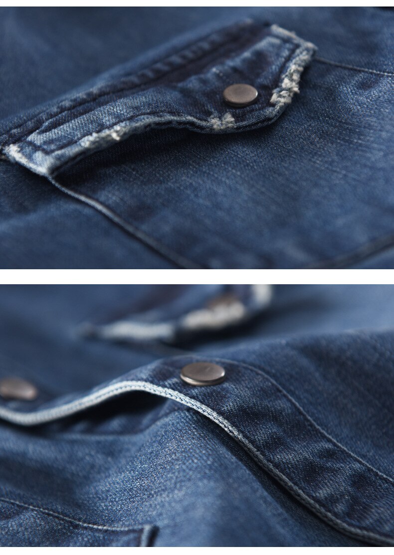 Men's Basic Denim Shirt