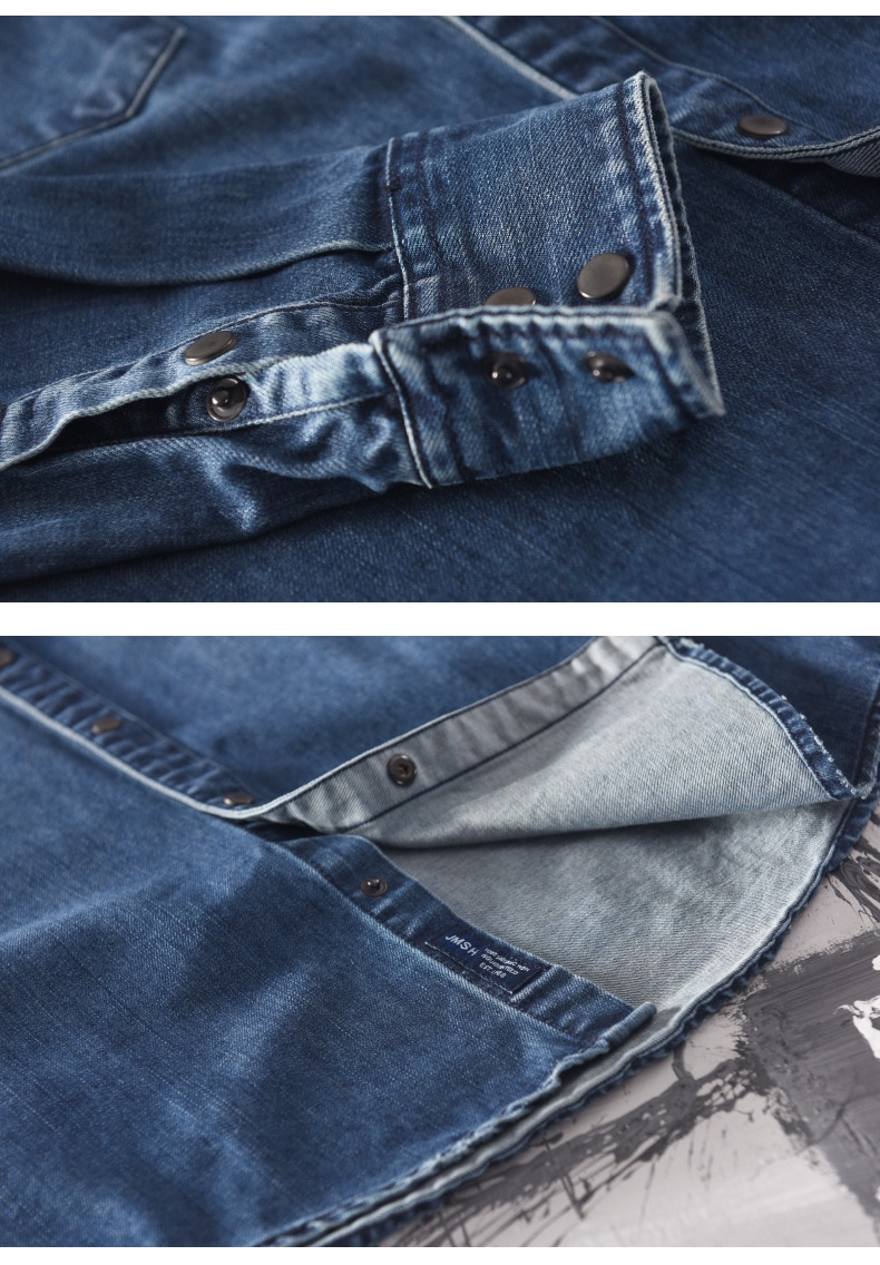 Men's Basic Denim Shirt