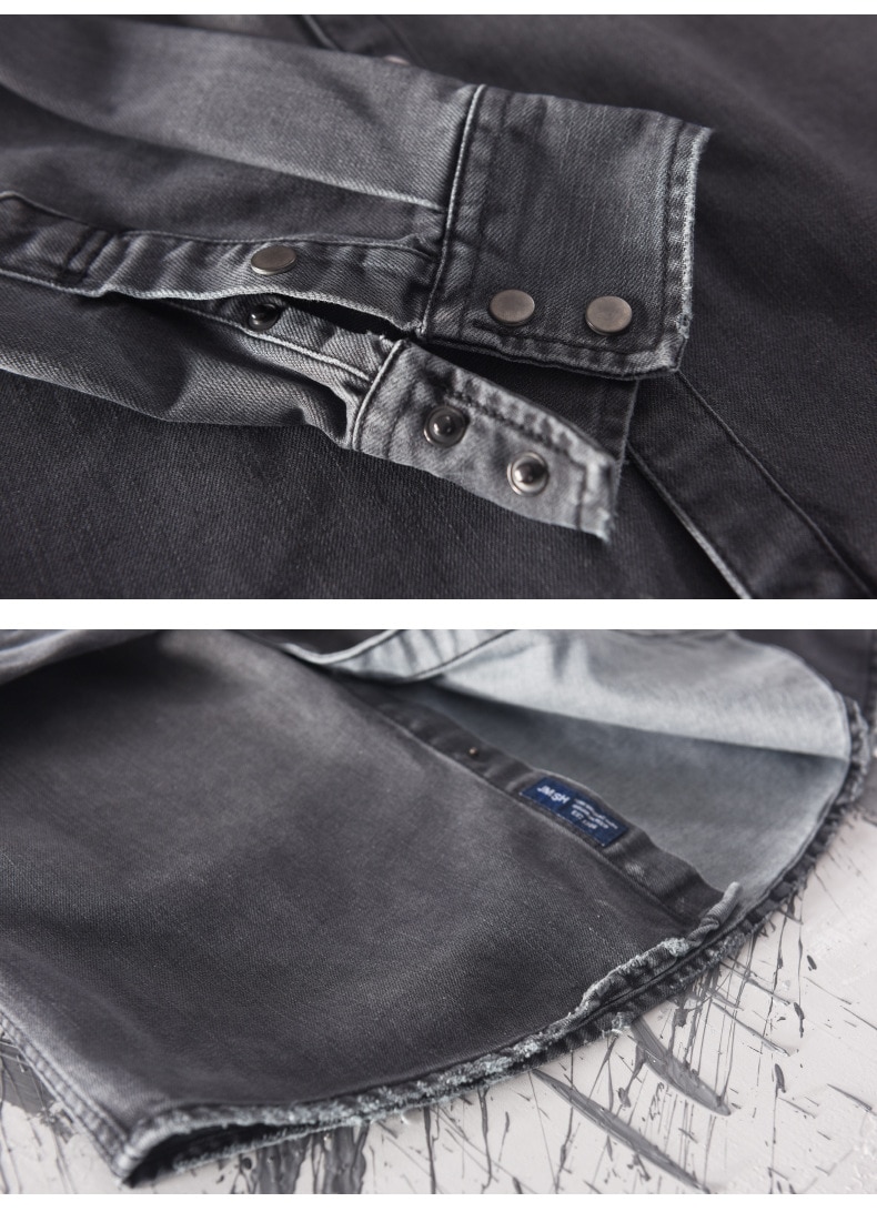 Men's Basic Denim Shirt