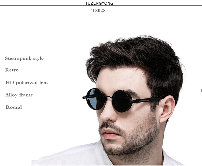 Men's Classic Steampunk Sunglasses